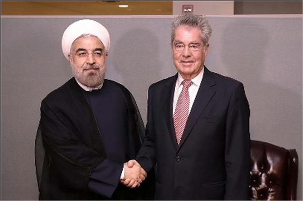 President Rouhani welcomes Austrian counterpart